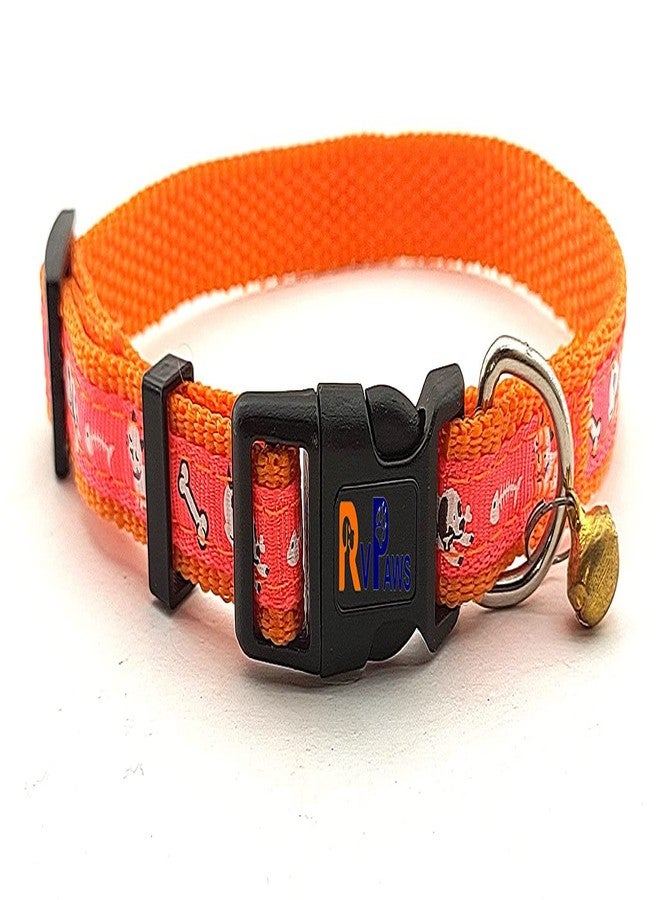 Pups&Pets Pet Collars with Bell Soft Adjustable Safe Collar and Protection Breakaway Cute Kitty Neckband with Animal Print for Puppy and Cats (Color May Vary, Pack of 2) - Image 2